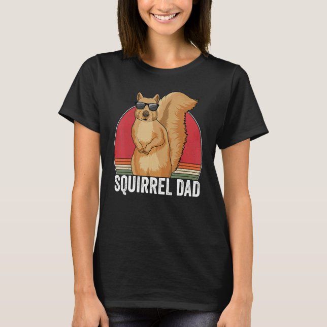 Squirrel Owner Outfit Best Squirrel Dad Ever for M T-Shirt (Vorderseite)