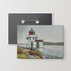Squirrel Point Leuchtturm Button