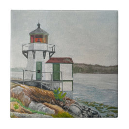 Squirrel Point Leuchtturm Fliese