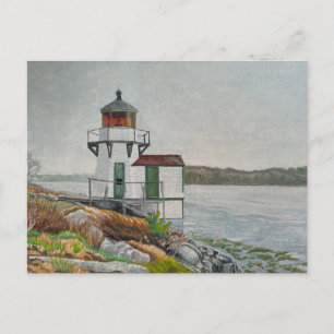Squirrel Point Leuchtturm Postkarte