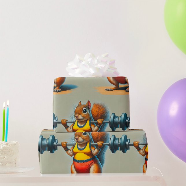 Squirrel Power Geschenkpapier (Von Creator hochgeladen)