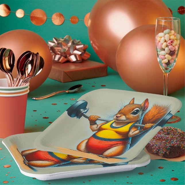 Squirrel Power Pappteller (Von Creator hochgeladen)