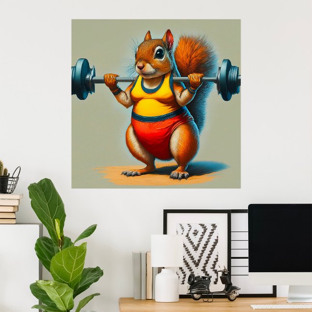 Squirrel Power Poster (Von Creator hochgeladen)