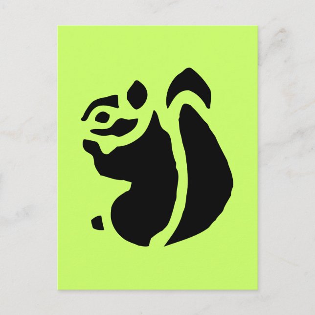 Squirrel Rodent Postkarte (Vorderseite)