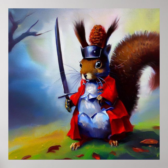Squirrel Samurai Poster (Vorne)