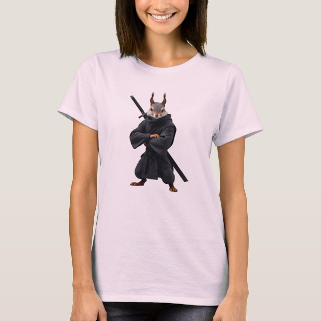 Squirrel Samurai T-Shirt (Vorderseite)