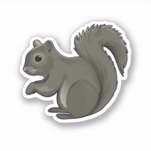 Squirrel Squirrel Whisperer Lover Retro Graphic. P Aufkleber