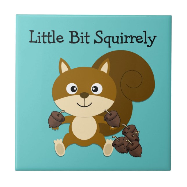 Squirrely Fliese (Vorderseite)