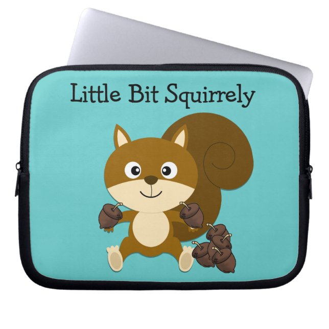 Squirrely Laptopschutzhülle (Vorderseite)