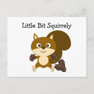 Squirrely Postkarte