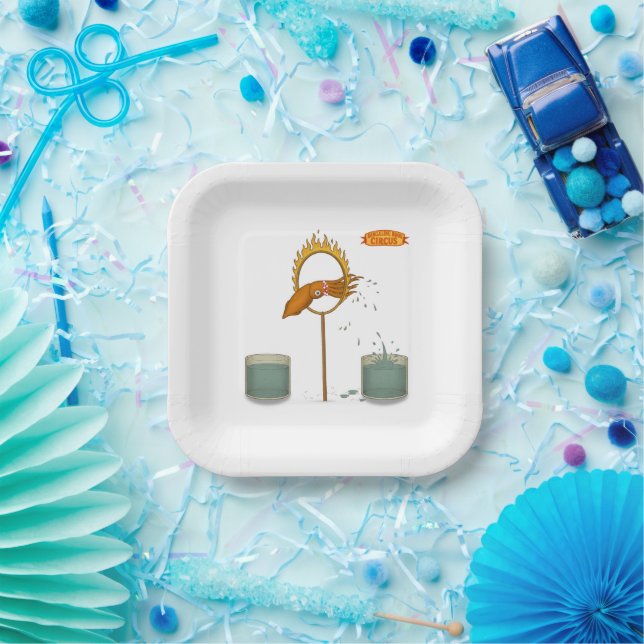 Squirty squid pappteller (Party)