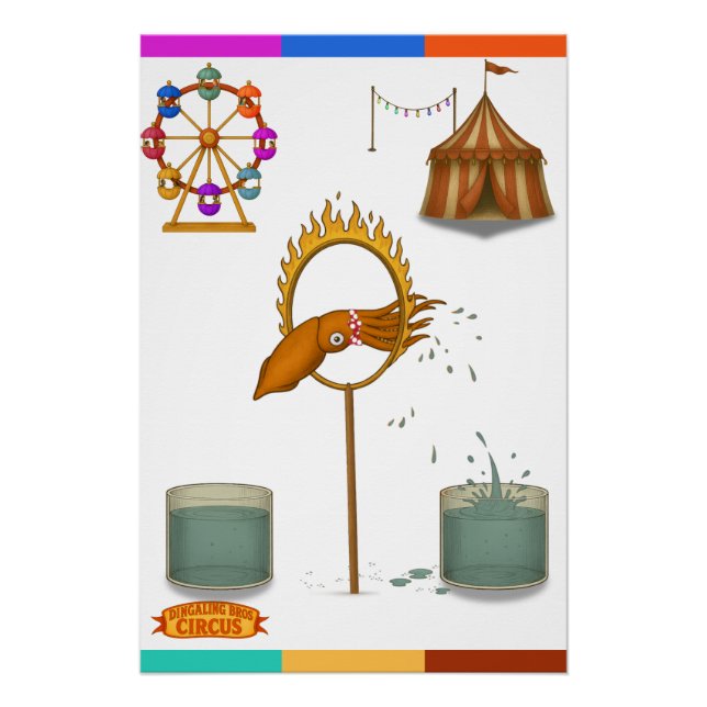 Squirty squid poster (Vorderseite)