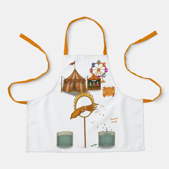 Squirty squid schürze (Vorderseite)