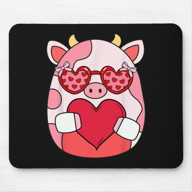 Squish Squad Valentinsgeschenke für Kinder Frau Ni Mousepad (Vorne)