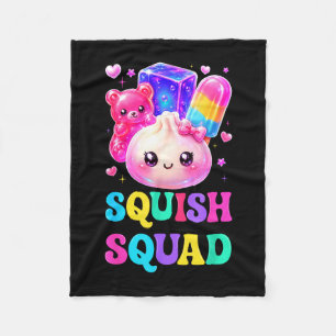 Squish-Trupp süße kawaii Klöße Regenbogen Süßigkei Fleecedecke