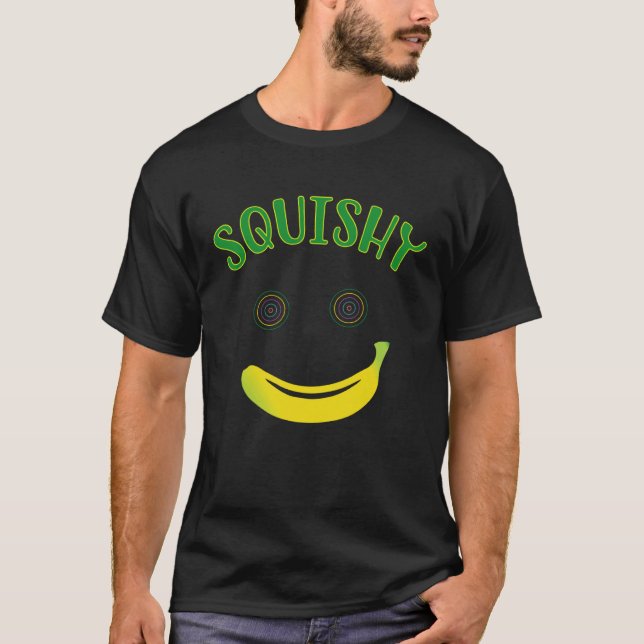 Squishy Banana Clown Squish Face Doctor Food T-Shirt (Vorderseite)