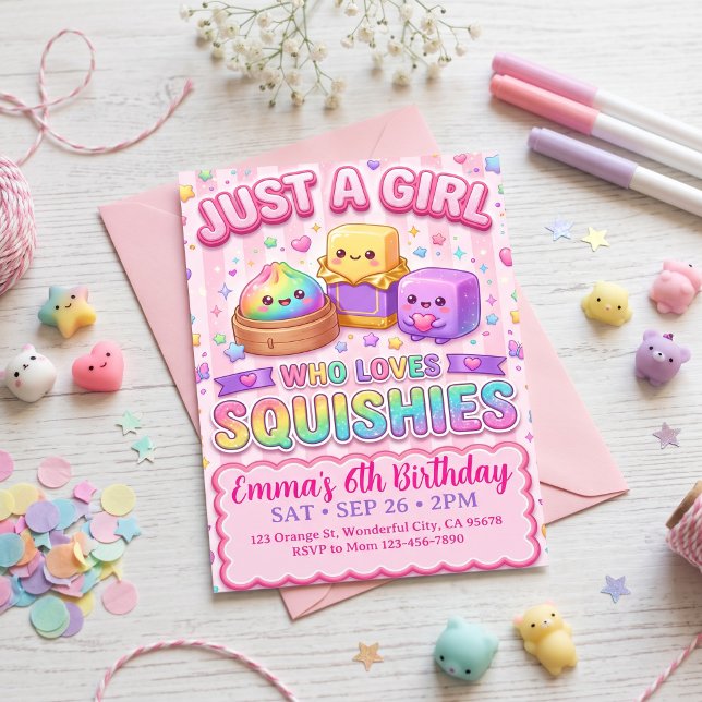 Squishy Geburtstag  Einladung (Von Creator hochgeladen)