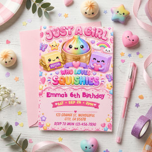 Squishy Geburtstag Einladung