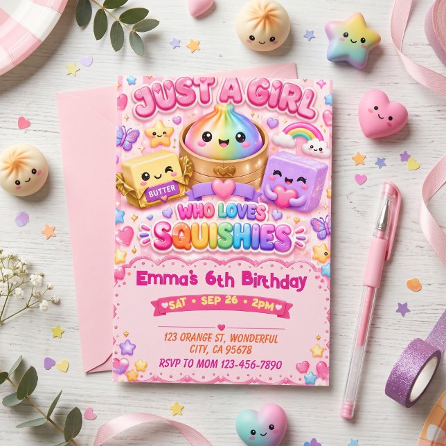 Squishy Geburtstag  Einladung (Von Creator hochgeladen)