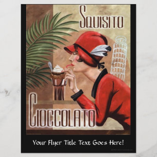 Squisito Cioccolato Italienische Schokoladenfrau i Flyer