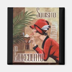 Squisito Cioccolato Italienische Schokoladenfrau i Magnet