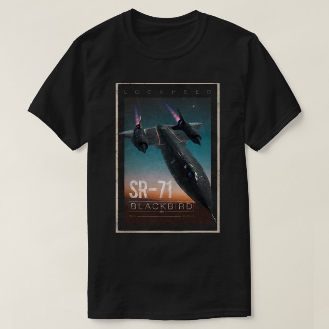 SR-71 Blackbird (2) T-Shirt (Design vorne)