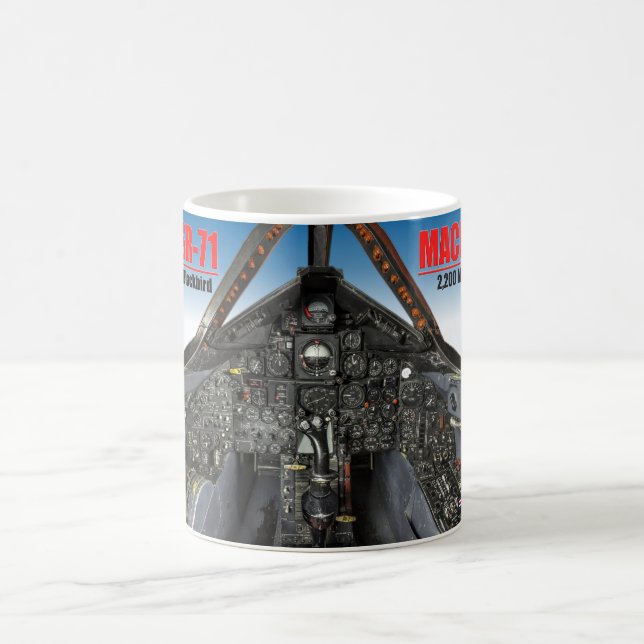 SR-71 BLACKBIRD COCKPIT KAFFEETASSE (Mittel)