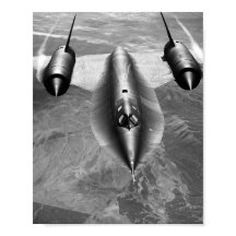 SR-71 Blackbird, der über Kalifornien fliegt