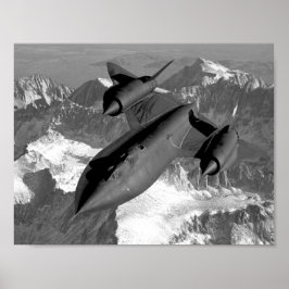 SR-71 Blackbird Fliegen Poster