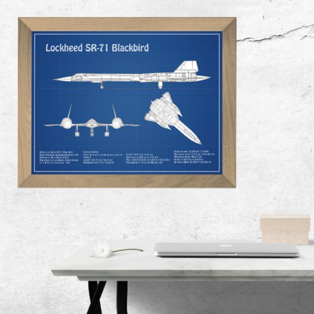 SR-71 Blackbird - Flugzeugkonzepte ABD Fotodruck (Von Creator hochgeladen)