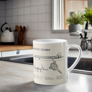 SR-71 Blackbird - Flugzeugkonzepte SD Kaffeetasse