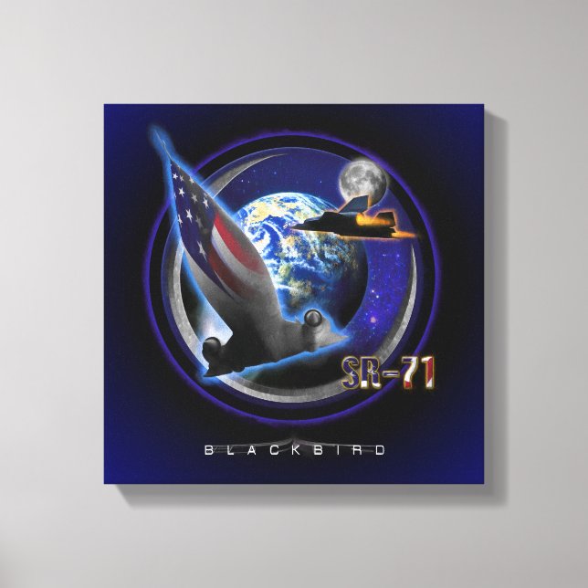 SR-71 Blackbird HIGH RANGERS Leinwanddruck (Vorderseite)