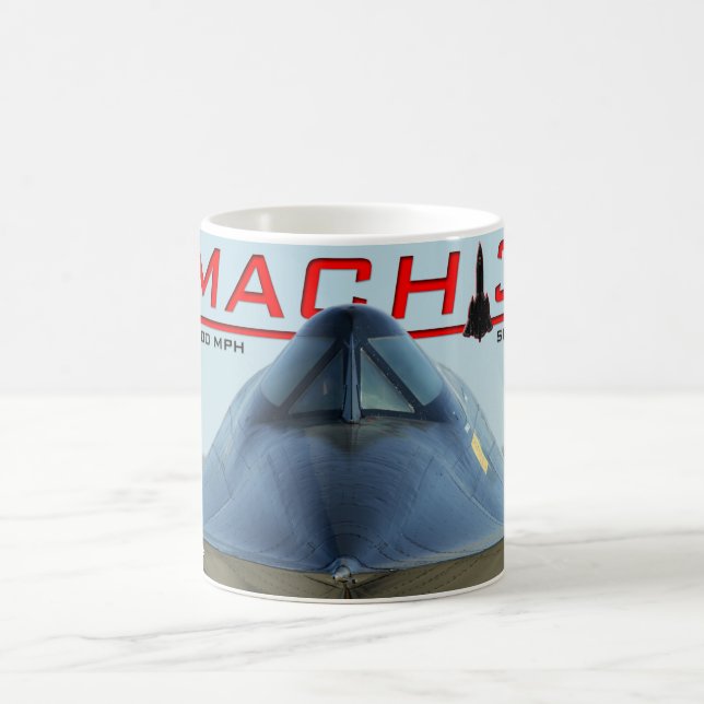 SR-71 Blackbird MACH-Tasse Kaffeetasse (Mittel)