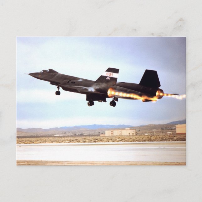 SR 71 Blackbird Postcard Postkarte (Vorderseite)