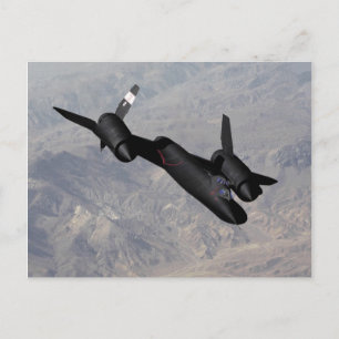 SR 71 Blackbird Postcard Postkarte