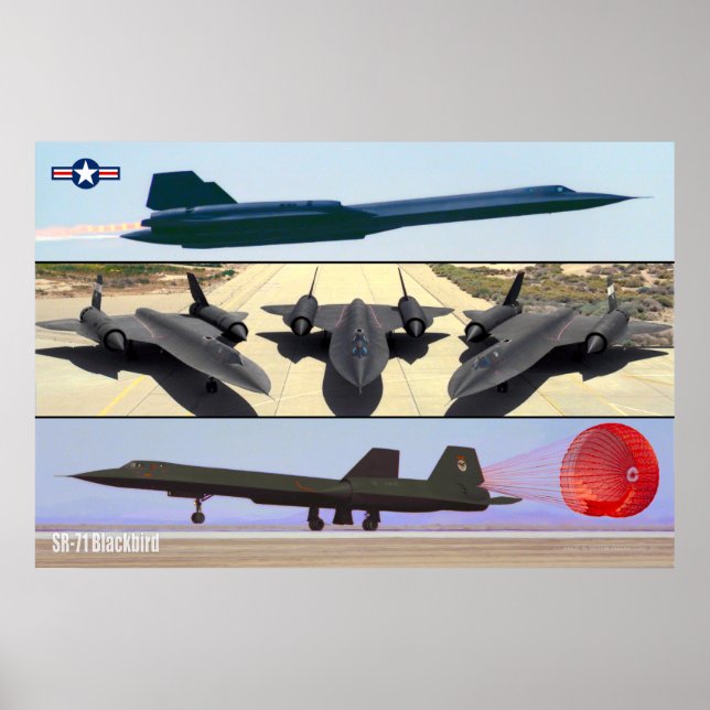 SR-71 BLACKBIRD POSTER (Vorne)