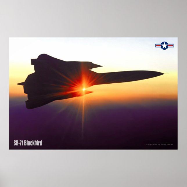 SR-71 BLACKBIRD POSTER (Vorne)