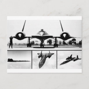 SR-71 BLACKBIRD POSTKARTE