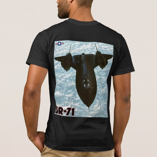 SR-71 BLACKBIRD T-Shirt (Rückseite)