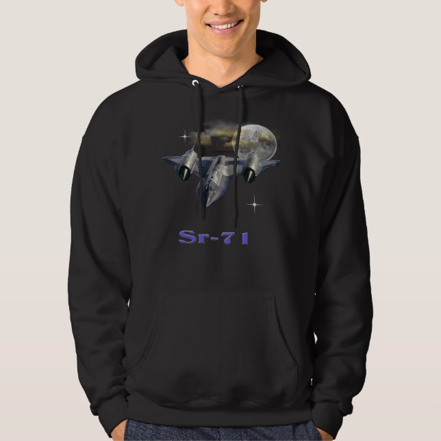 Sr-71 Flugzeug für Militärspionage Hoodie (Vorderseite)