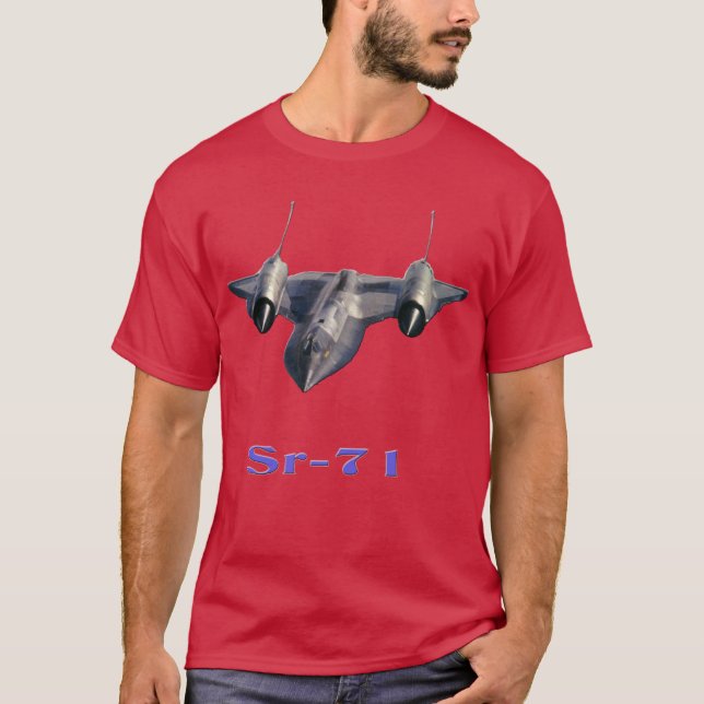 Sr-71 Flugzeug für Militärspionage T-Shirt (Vorderseite)