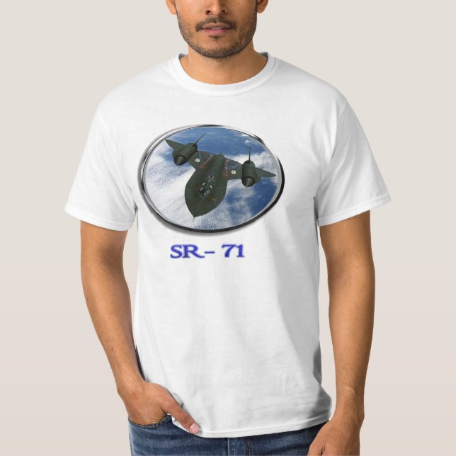 Sr-71 Flugzeug für Militärspionage T-Shirt (Vorderseite)