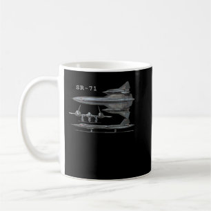 SR-71 Militärflugzeug Kaffeetasse