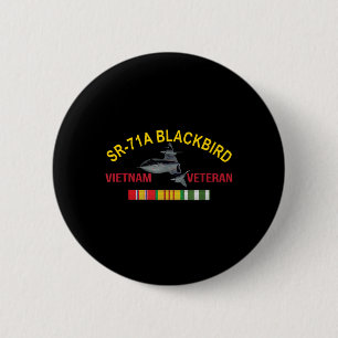 Sr-71a Blackbird Vietnam Veteran Sr 71 Blackbird A Button