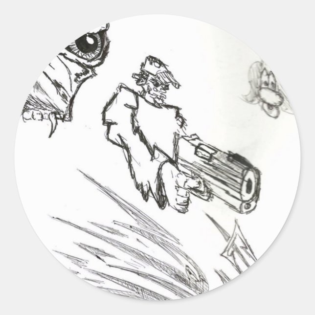 SR Designs - Kunstwerke Runder Aufkleber (Vorderseite)