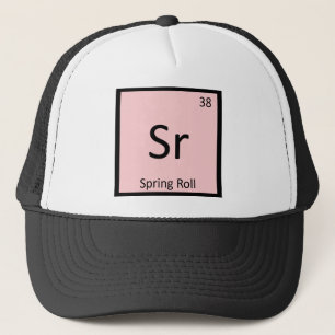 Sr - Frühlings-Rollenaperitif-Chemie-Symbol Truckerkappe