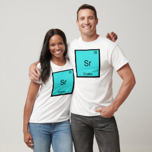 Sr - Haie Funny Element Chemistry Symbol T - Shirt