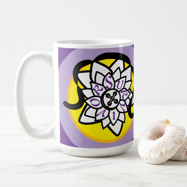 SR-Logo Kaffeetasse (Mit Donut)