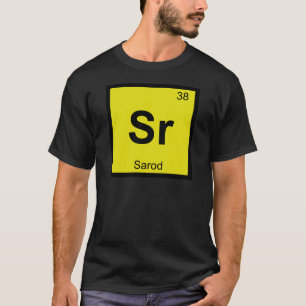 Sr - Sarod Musik Chemie Periodensystem Symbol T-Shirt