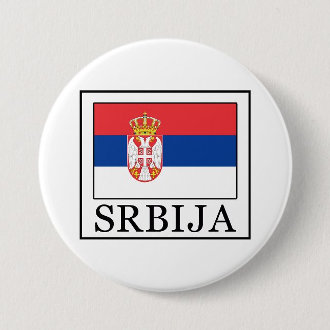 Srbija Button (Vorderseite)